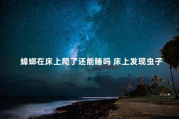 蟑螂在床上爬了还能睡吗 床上发现虫子还能继续睡吗